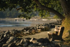 On the beach