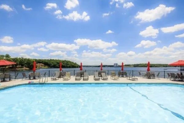 Indoor pool, outdoor pool