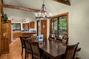 Dining - Dog-friendly cabin with fireplace, foosball, outdoor area, firepit, & W/D (Skykomish)