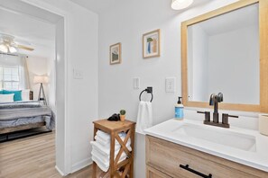 Hair dryer, towels