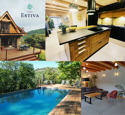 Estiva: La Maison Sunshine Piscine - Spa - Vue Grandiose