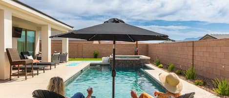 Una piscina climatizada