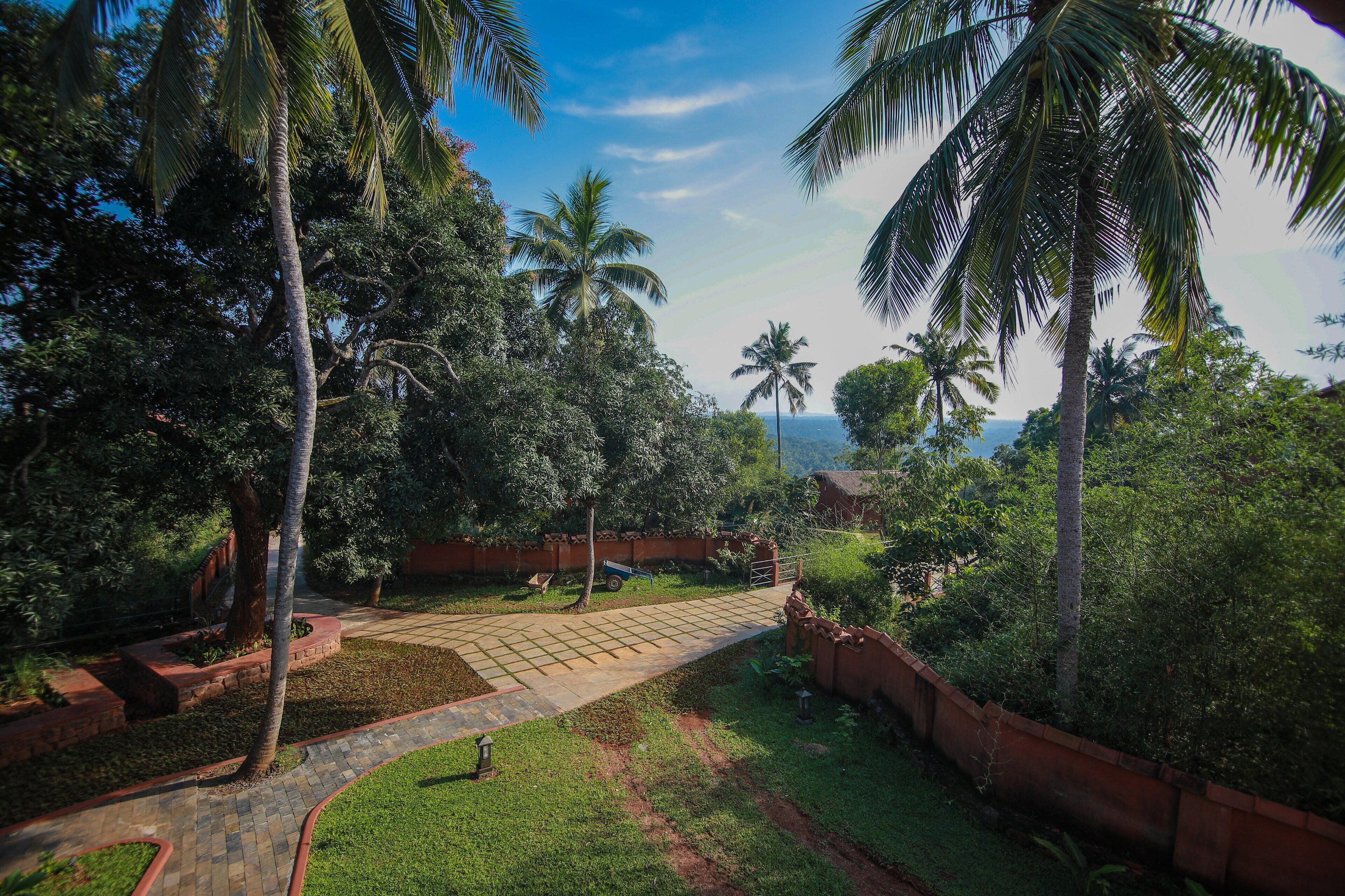 Blick von der Unterkunft