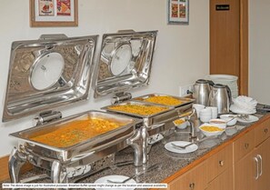 Gratis morgenmadsbuffet hver dag