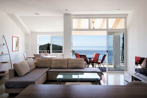 Panoramic-Apartment | Wohnbereich