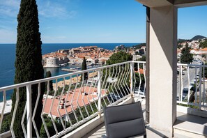 Blick von der Unterkunft