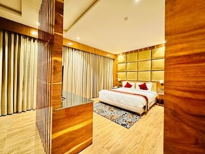 Royal Room | Premium bedding, individually furnished, desk, laptop workspace - Asian Buddha Hotel (Siddharthanagar)