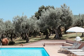 Una piscina riscaldata