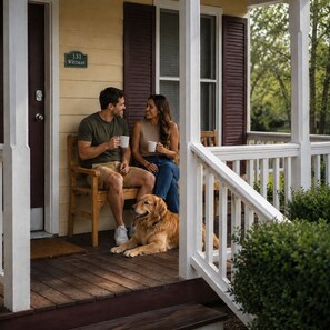Terrace/patio - Come back, sleep well, and feel at home—minutes from Maxwell and downtown. (Montgomery)