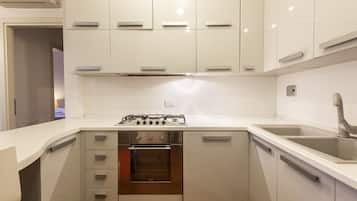 Appartement Ville | Cuisine privée | Réfrigérateur, four, plaque de cuisson, lave-vaisselle