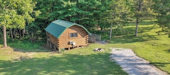 Rustic Cabin with Pool Access
