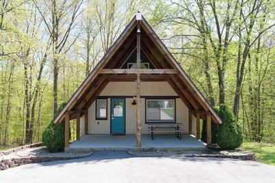 Stunning Aframe Cabin with Deck