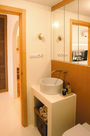 Shower, hair dryer, towels - Vacation apartment Matimar, Costa Calma, terrace, WiFi (Costa Calma)