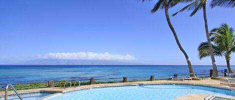 Una piscina riscaldata