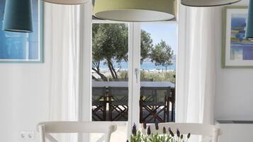 Villa, 4 Bedrooms, Ocean View | Living area | Flat-screen TV