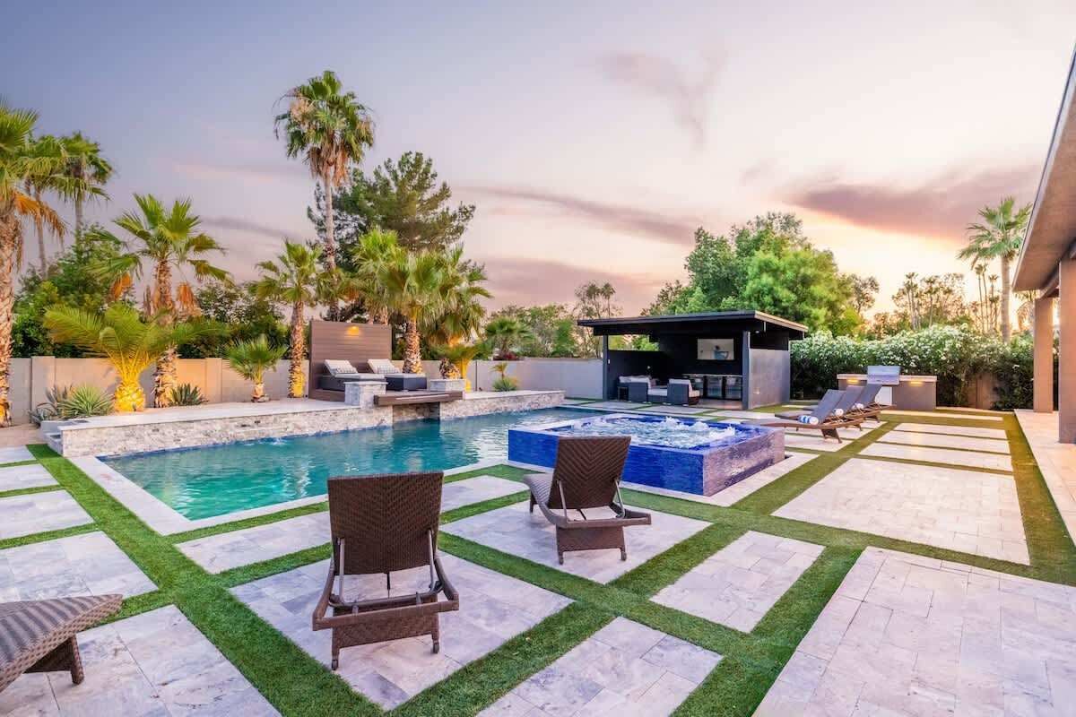 Außenpool, beheizter Pool