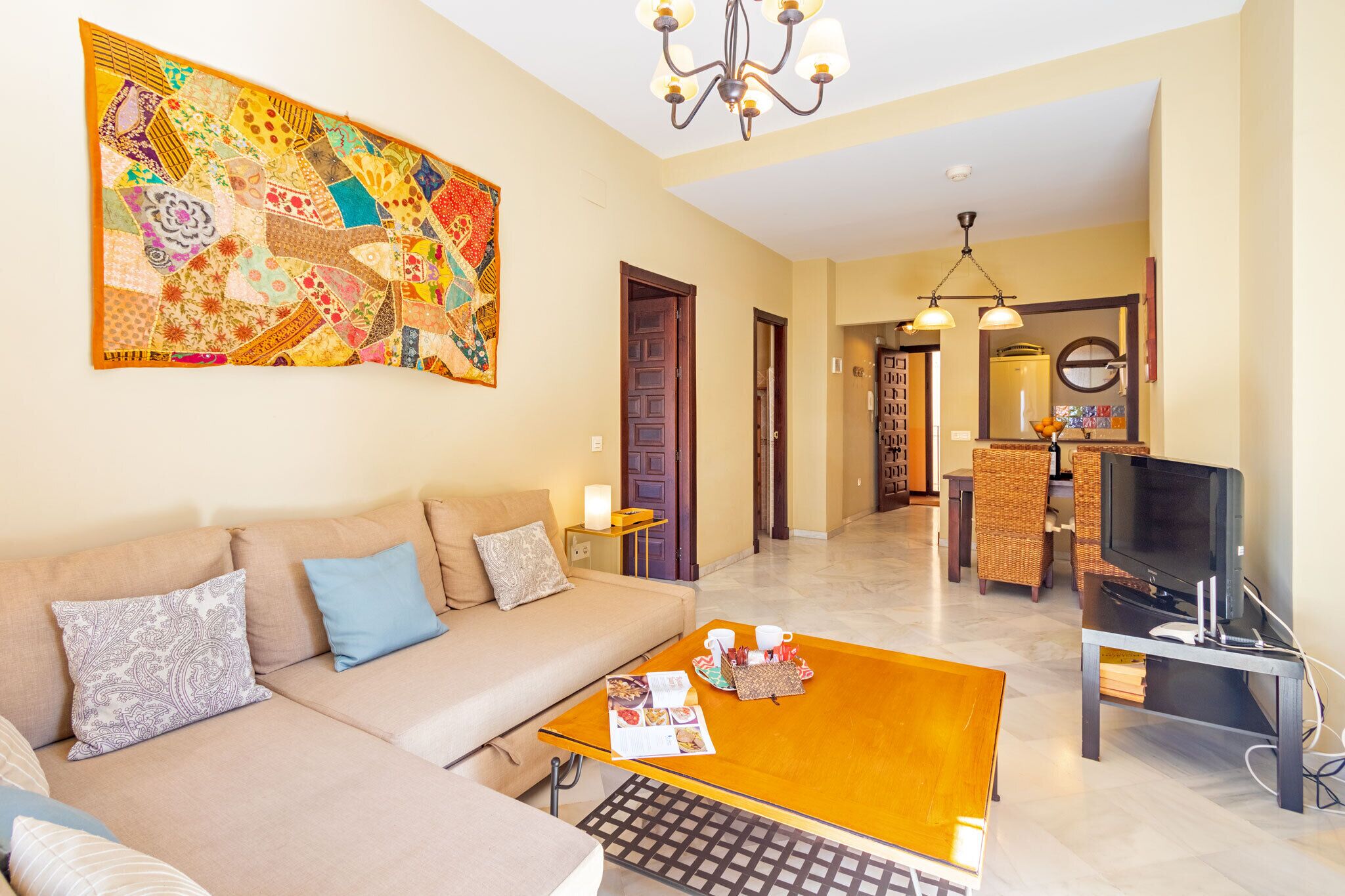 San Esteban 3 | Living area | Flat-screen TV