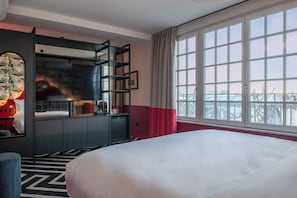 Quarto com design assinado | Roupas de cama premium, camas com colchões pillow-top
