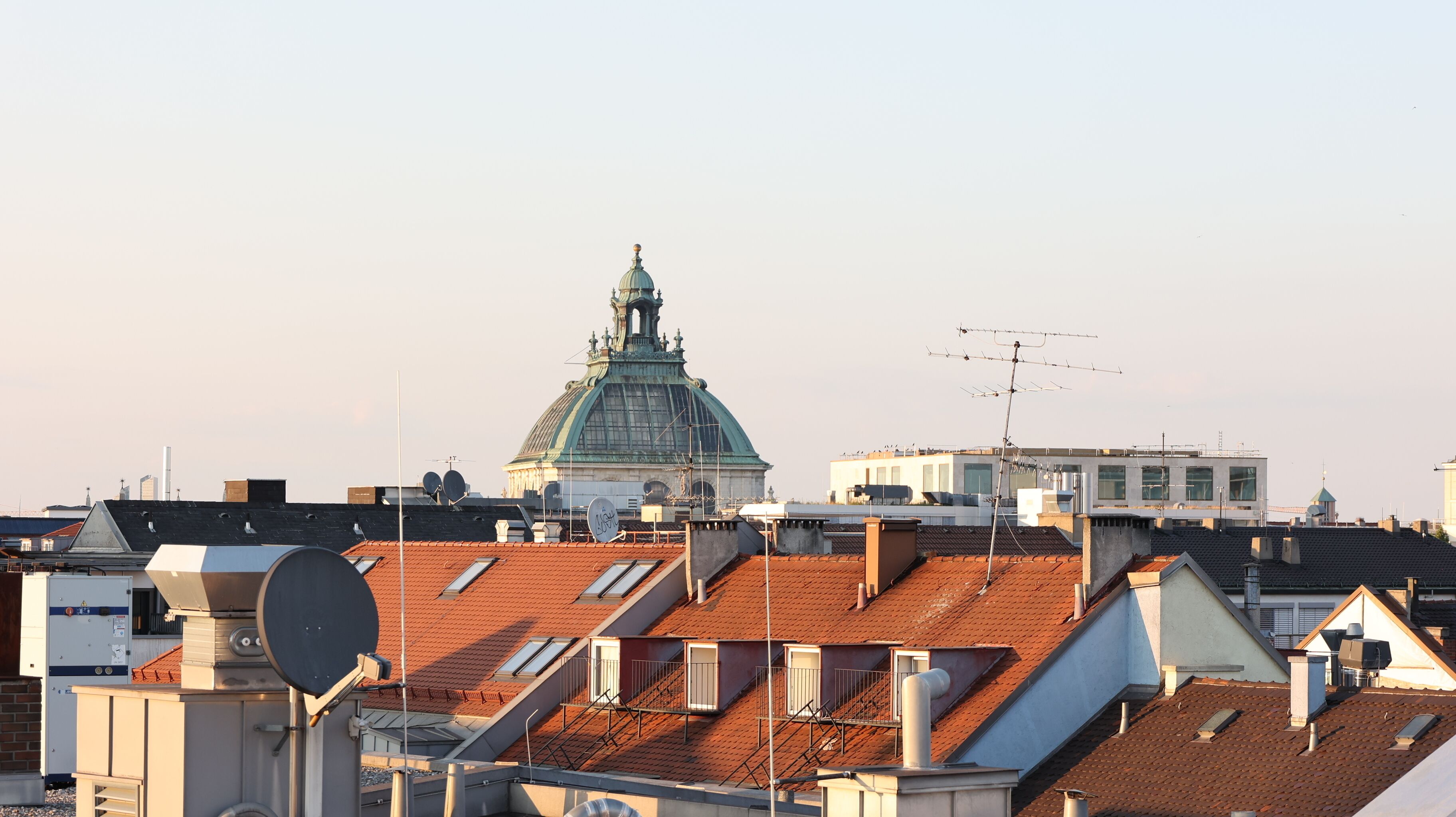 Blick von der Unterkunft