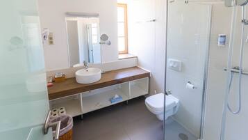 Family Apartment | Bathroom | Hair dryer, towels