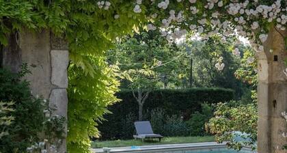 Stunning family house in the Lot with private saltwater pool and garden.