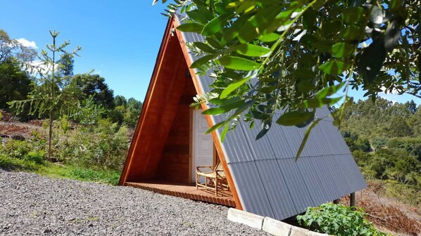 Standard Chalet | Living area - POUSADA CHALE ESTANCIA OURO VERDE (Lages)