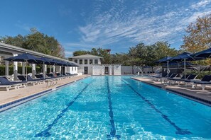 Indoor pool, a heated pool
