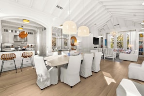 Dining - Nothing like this on 30A! Luxury Compound with 2 Homes in the Middle of Seaside. (Santa Rosa Beach)