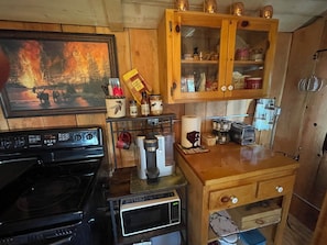 Microwave, oven, stovetop