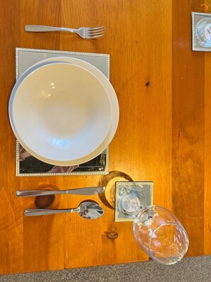 Fridge, microwave, oven, electric kettle