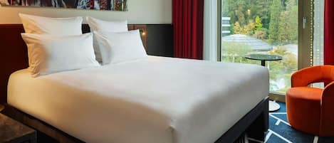 Premium bedding, down duvets, in-room safe, blackout curtains