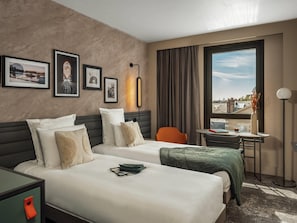 Minibar, in-room safe, desk, blackout curtains