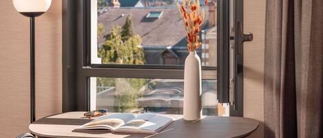 Minibar, in-room safe, desk, blackout curtains