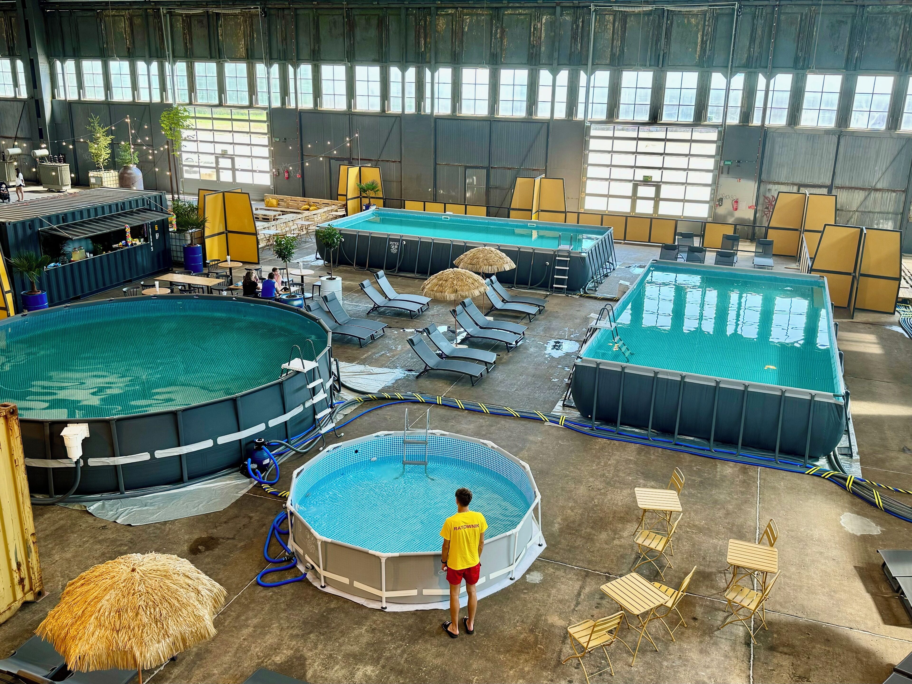 Seasonal outdoor pool