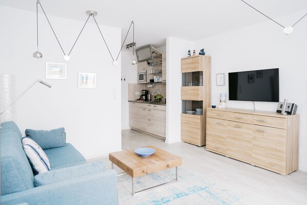 TV, stereo - Wohnung 7 / Lachmöwe (Norderney)