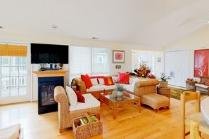 Fernseher, Kamin, Streaming-Dienste