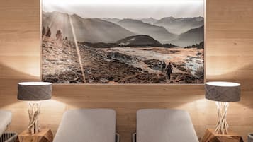 Un sauna, baño turco