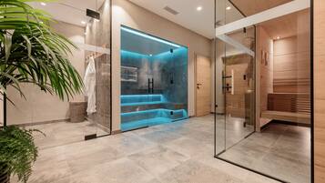 Sauna seca, sauna a vapor