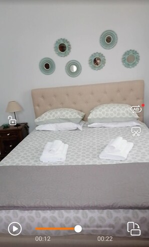 4 bedrooms, iron/ironing board, free WiFi, bed sheets