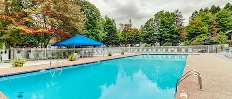 Indoor pool, a heated pool