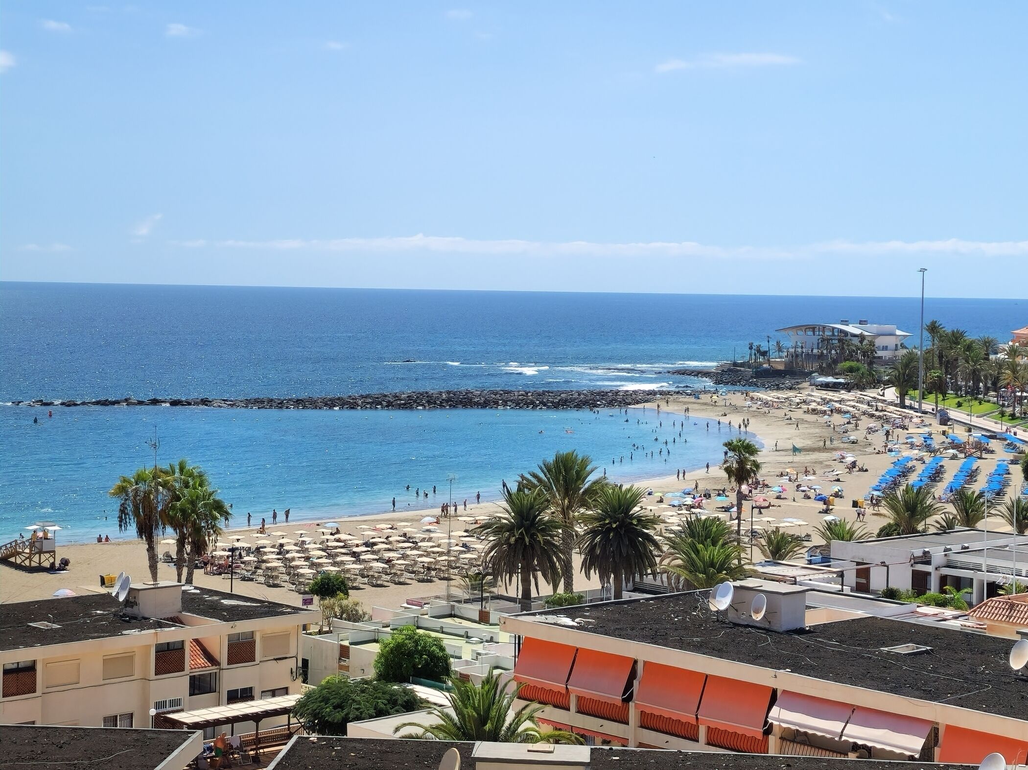 Accommodatie ligt op het strand