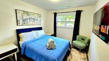 3 bedrooms, iron/ironing board, free WiFi, bed sheets