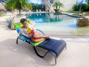 Alberca al aire libre 