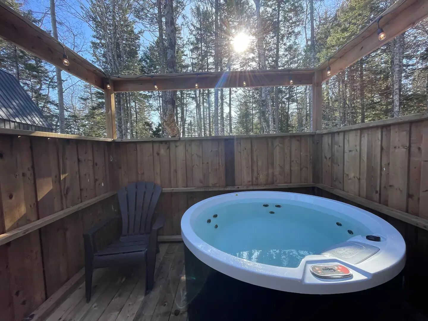 Bain à remous extérieur