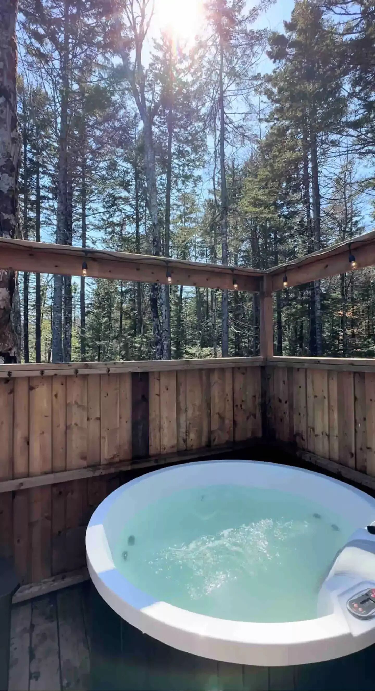 Baignoire à remous extérieure