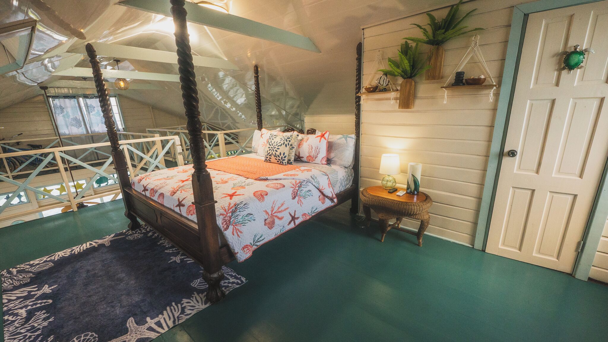 4 habitaciones y ropa de cama 