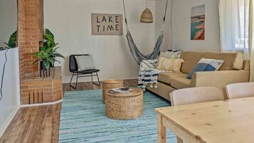 TV connectée, cheminée