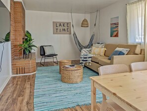 Smart-tv en een open haard