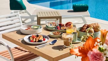 Gratis morgenmadsbuffet hver dag