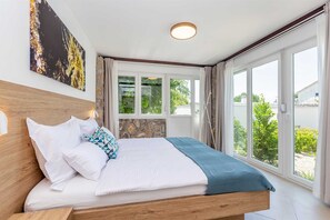 2 chambres, fer et planche Ă repasser, Wi-Fi gratuit, draps fournis
